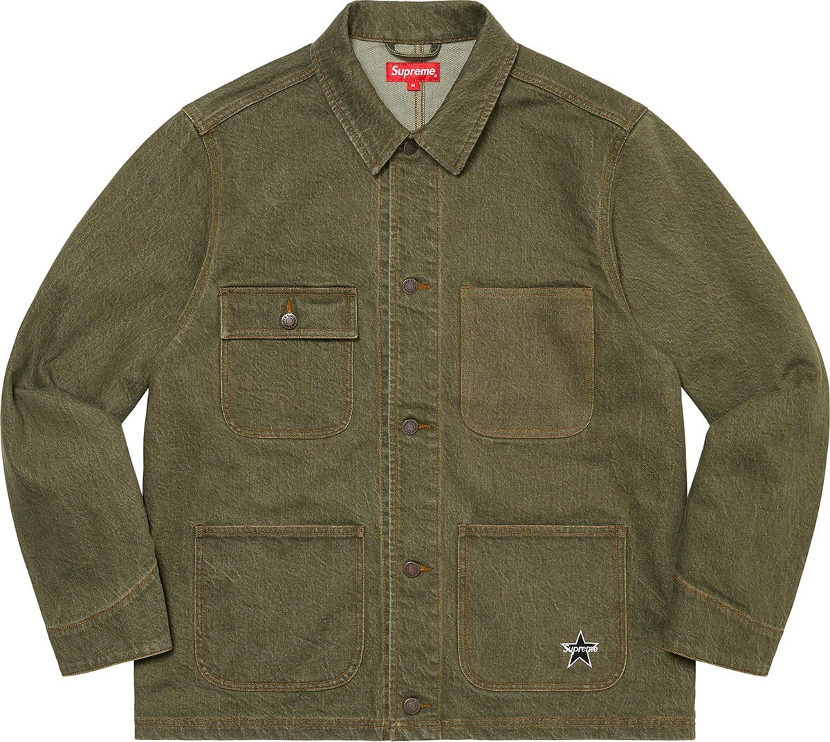 Denim Chore Coat view 11